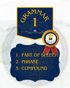 Program yang difokuskan pada pembelajaran kelas-kelas kata dalam bahasa inggris. Mulai dari kata tunggal hingga rangkaian kata (frasa).